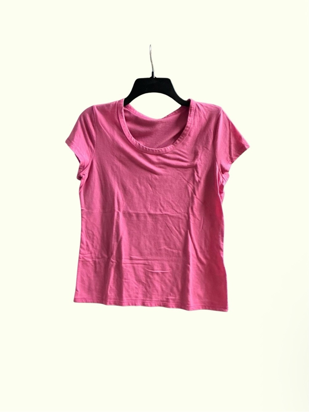 Kids' Pink Short-Sleeve Scoop Neck Tee